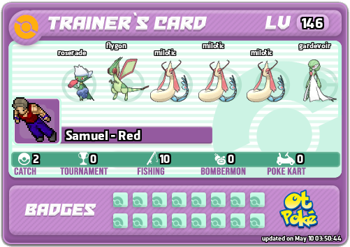 Samuel - Red Card otPokemon.com
