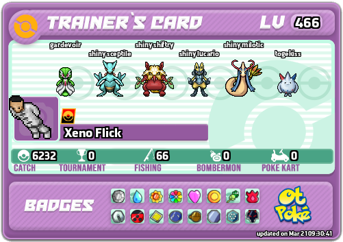 Xeno Flick Card otPokemon.com