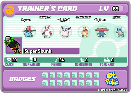Super Skunk Card otPokemon.com
