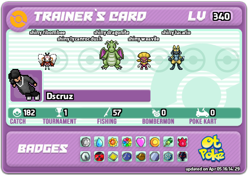 Dscruz Card otPokemon.com