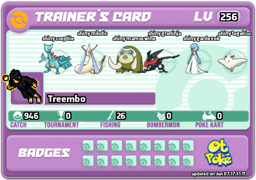 Treembo Card otPokemon.com