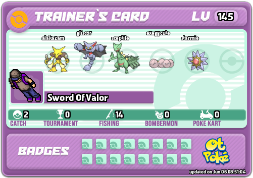 Sword Of Valor Card otPokemon.com