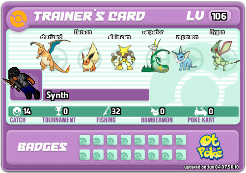 Synth Card otPokemon.com