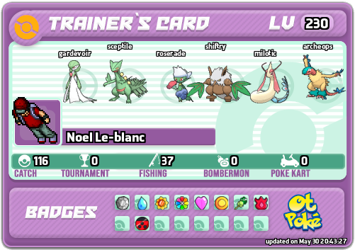 Noel Le-blanc Card otPokemon.com