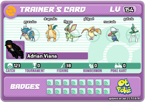 Adrian Viana Card otPokemon.com