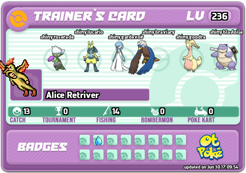 Alice Retriver Card otPokemon.com