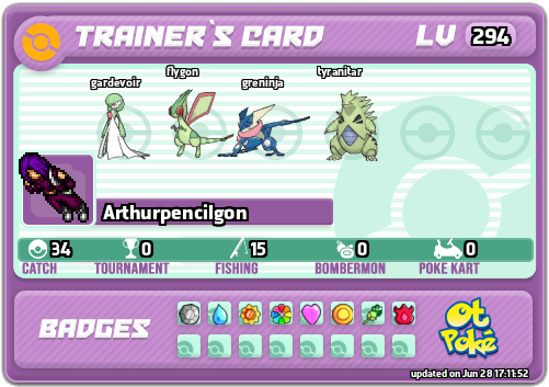 Arthurpencilgon Card otPokemon.com