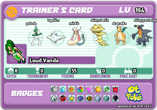Loud Vanda Card otPokemon.com