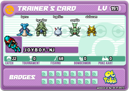 J O Y B O Y - NJ Card otPokemon.com