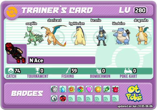 N Ace Card otPokemon.com