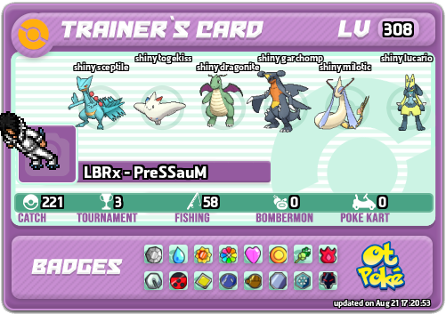 LBRx - PreSSauM Card otPokemon.com