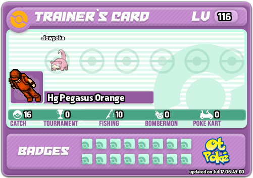 Hg Pegasus Orange Card otPokemon.com