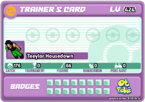 Teeylor Housedown Card otPokemon.com