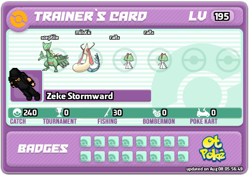 Zeke Stormward Card otPokemon.com