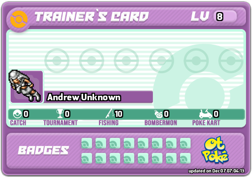 Andrew Unknown Card otPokemon.com