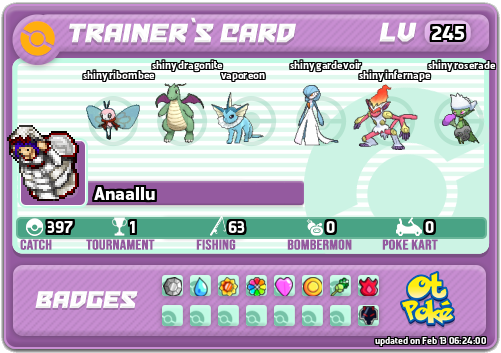 Anaallu Card otPokemon.com