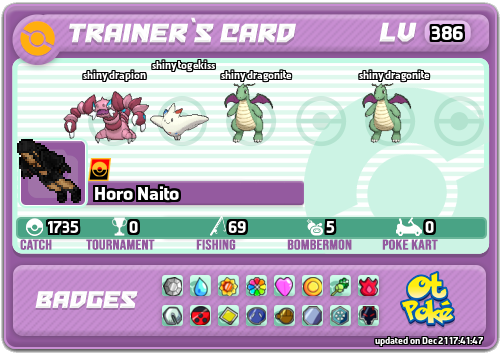 Horo Naito Card otPokemon.com