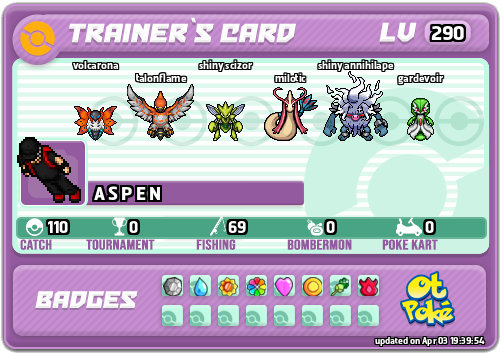 A S P E N Card otPokemon.com