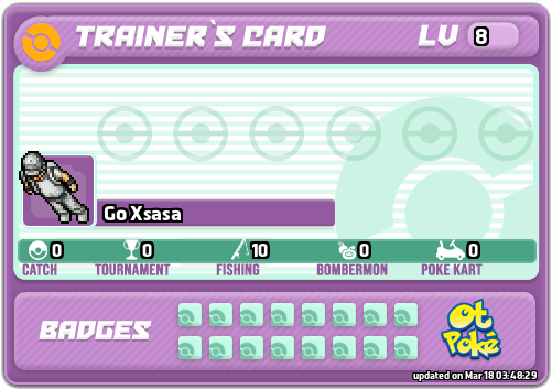 Go Xsasa Card otPokemon.com