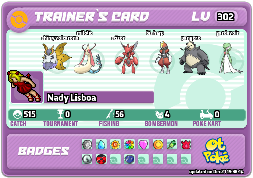 Nady Lisboa Card otPokemon.com