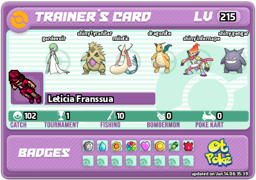 Leticia Franssua Card otPokemon.com