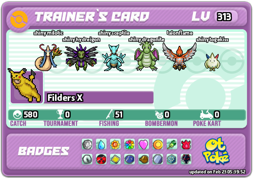 Filders X Card otPokemon.com