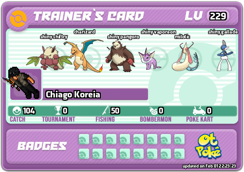 Chiago Koreia Card otPokemon.com
