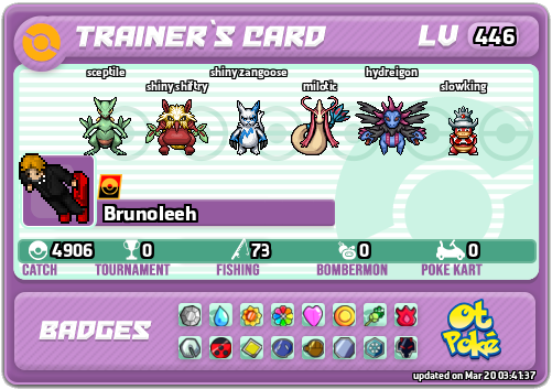 Brunoleeh Card otPokemon.com