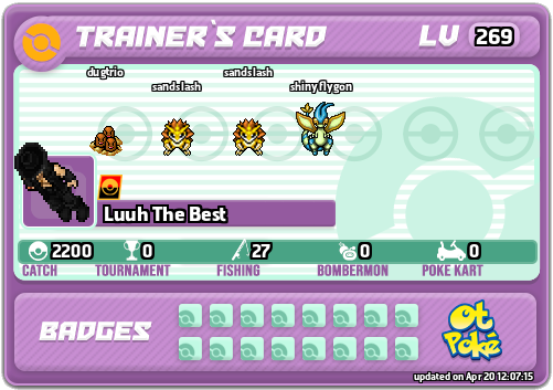 Luuh The Best Card otPokemon.com