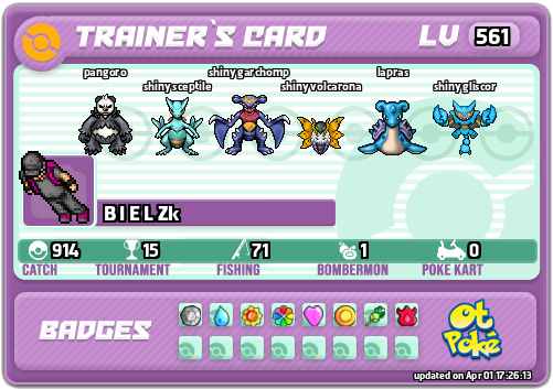 B I E L Zk Card otPokemon.com