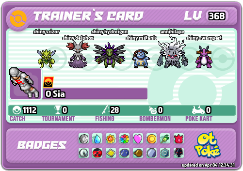 O Sia Card otPokemon.com