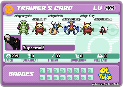 Supremolf Card otPokemon.com