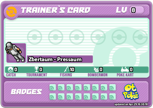 Zbertaum - Pressaum Card otPokemon.com