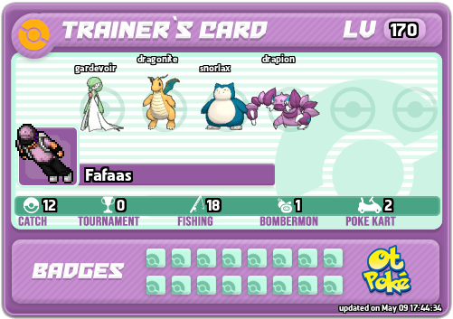 Fafaas Card otPokemon.com
