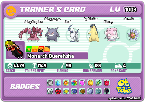 Monarch Querehsha Card otPokemon.com