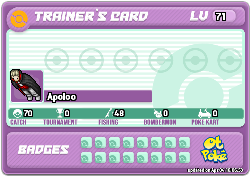 Apoloo Card otPokemon.com