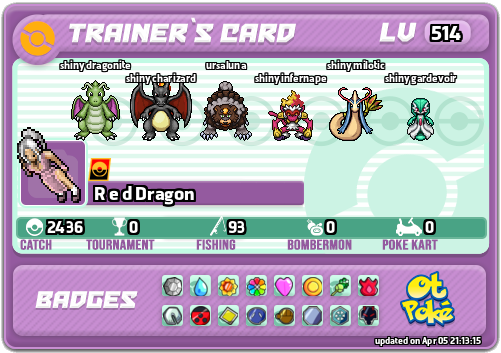 R e d Dragon Card otPokemon.com
