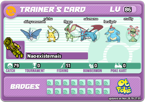 Naoexistemais Card otPokemon.com