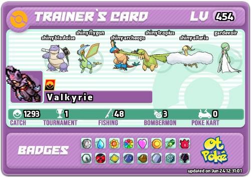 V a l k y r i e Card otPokemon.com