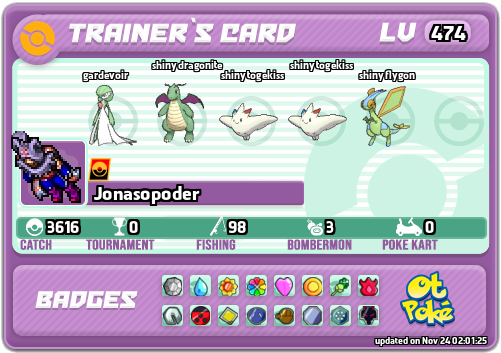 Jonasopoder Card otPokemon.com