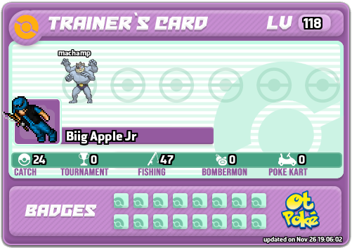 Biig Apple Jr Card otPokemon.com