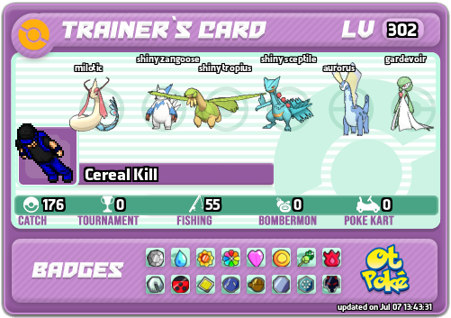 Cereal Kill Card otPokemon.com